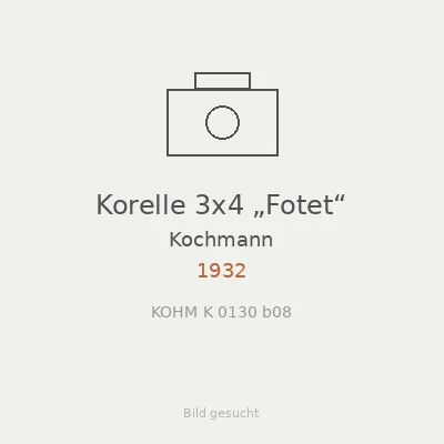 Korelle 3x4 „Fotet“