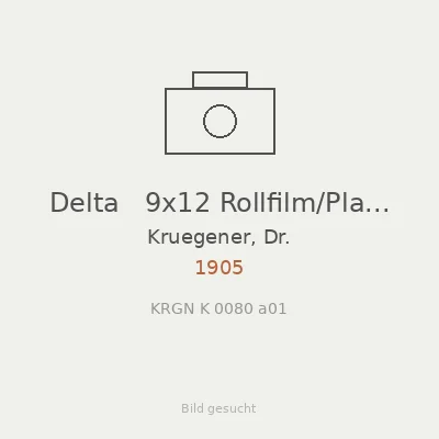 Delta   9x12 Rollfilm/Platten