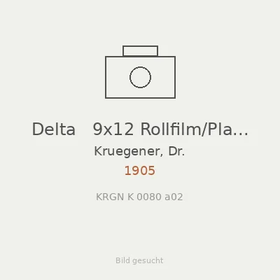 Delta   9x12 Rollfilm/Platten