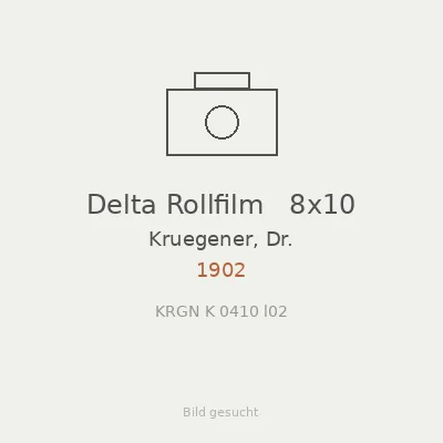 Delta Rollfilm   8x10