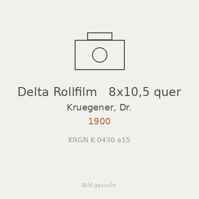 Delta Rollfilm   8x10,5 quer