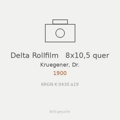 Delta Rollfilm   8x10,5 quer