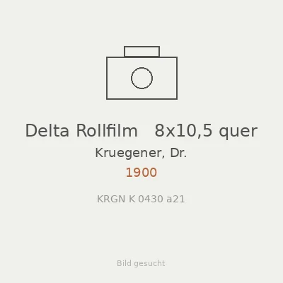Delta Rollfilm   8x10,5 quer