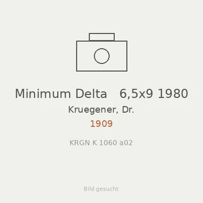 Minimum Delta   6,5x9 1980
