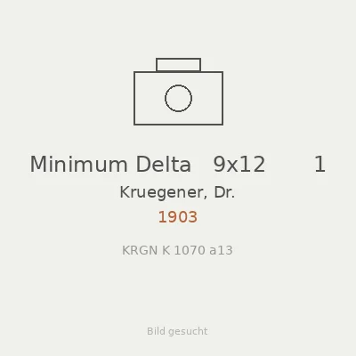 Minimum Delta   9x12       1