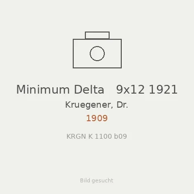 Minimum Delta   9x12 1921