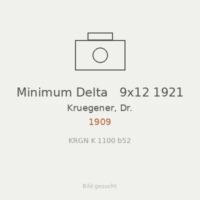 Minimum Delta   9x12 1921