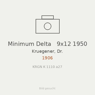 Minimum Delta   9x12 1950
