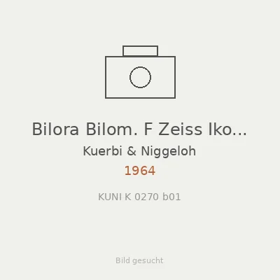 Bilora Bilom. F Zeiss Ikomatic F