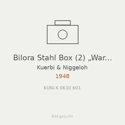 Bilora Stahl Box (2) „Wardette“