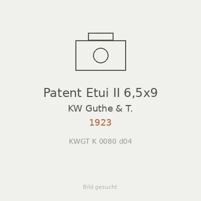 Patent Etui II 6,5x9