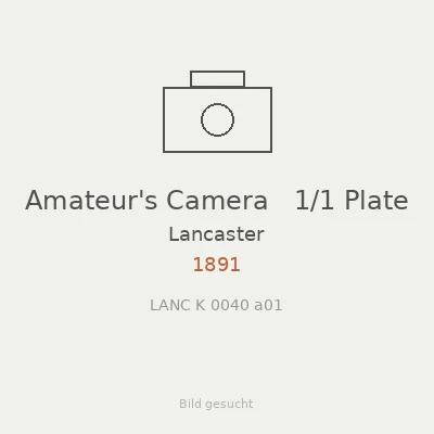 Amateur's Camera   1/1 Plate