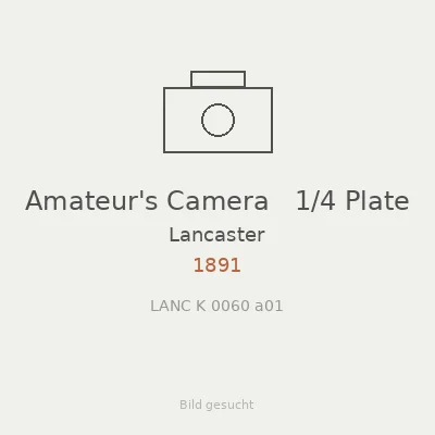 Amateur's Camera   1/4 Plate