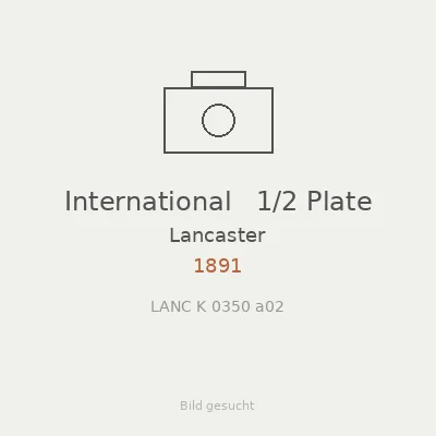 International   1/2 Plate