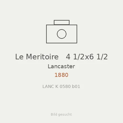 Le Meritoire   4 1/2x6 1/2
