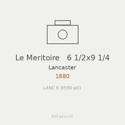 Le Meritoire   6 1/2x9 1/4