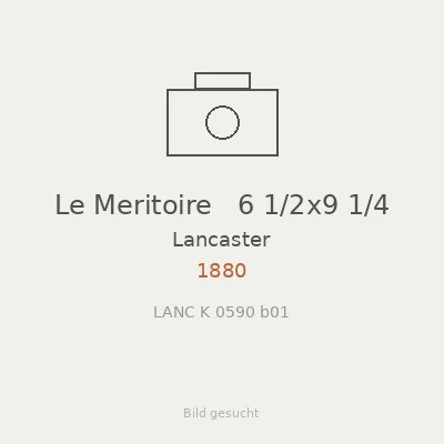 Le Meritoire   6 1/2x9 1/4