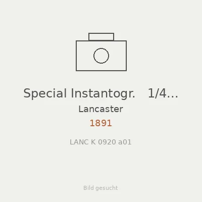 Special Instantogr.   1/4 Plate