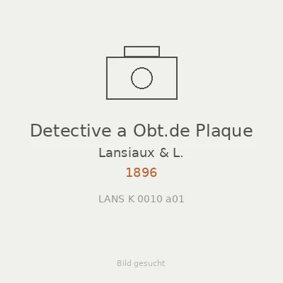 Detective a Obt.de Plaque