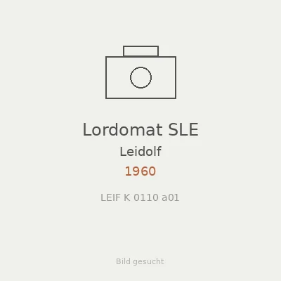 Lordomat SLE