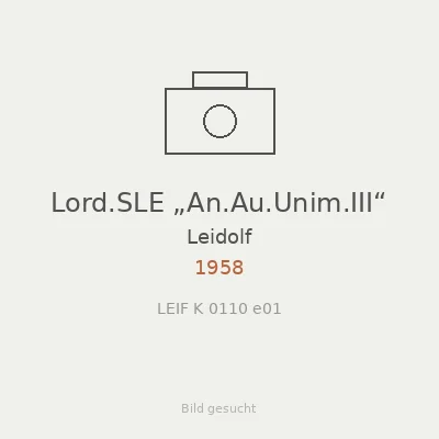 Lord.SLE „An.Au.Unim.III“