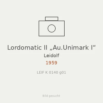 Lordomatic II „Au.Unimark I“