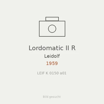 Lordomatic II R
