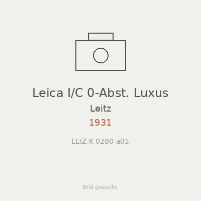 Leica I/C 0-Abst. Luxus