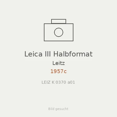 Leica III Halbformat