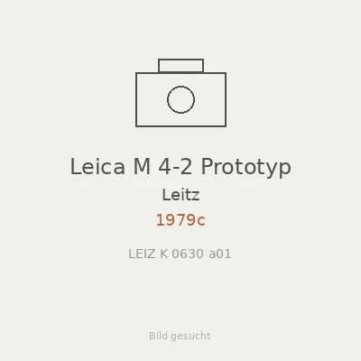 Leica M 4-2 Prototyp