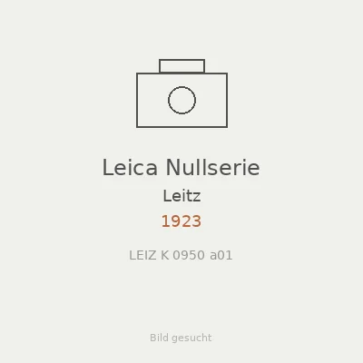 Leica Nullserie