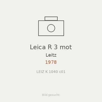 Leica R 3 mot