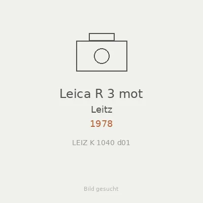 Leica R 3 mot