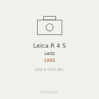 Leica R 4 S