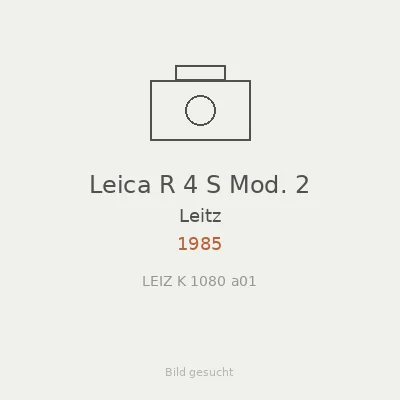 Leica R 4 S Mod. 2