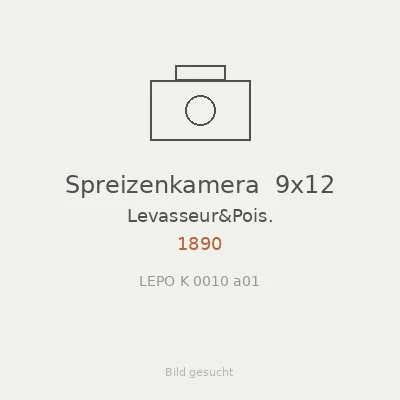 Spreizenkamera  9x12