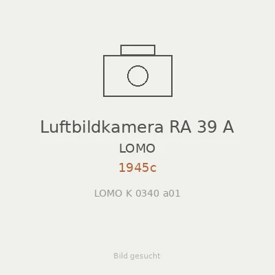 Luftbildkamera RA 39 A