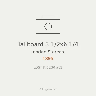 Tailboard 3 1/2x6 1/4