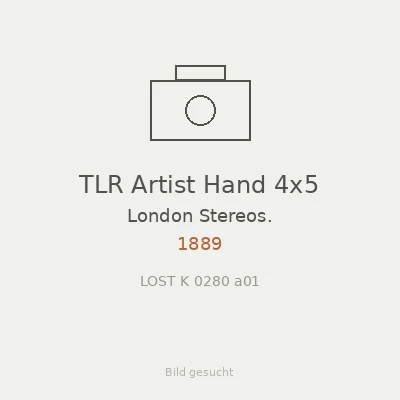 TLR Artist Hand 4x5