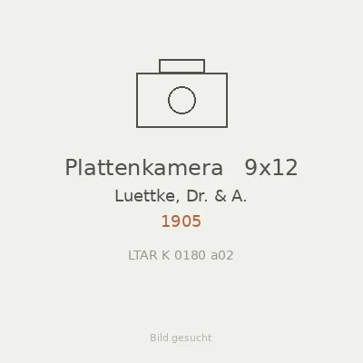 Plattenkamera   9x12