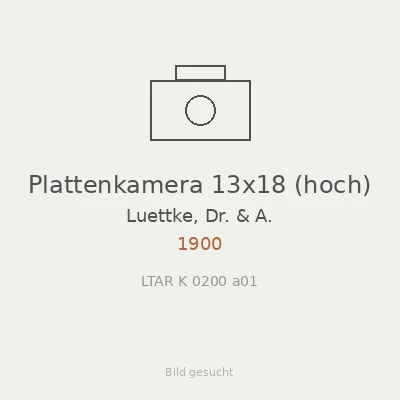 Plattenkamera 13x18 (hoch)