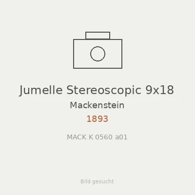 Jumelle Stereoscopic 9x18