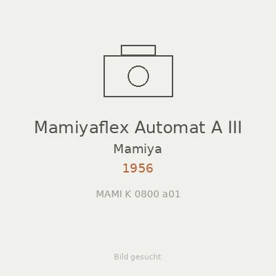 Mamiyaflex Automat A III