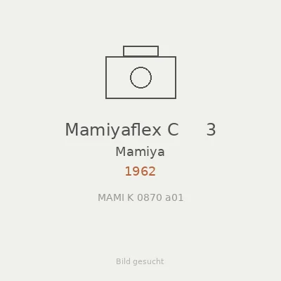 Mamiyaflex C     3