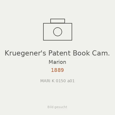 Kruegener's Patent Book Cam.