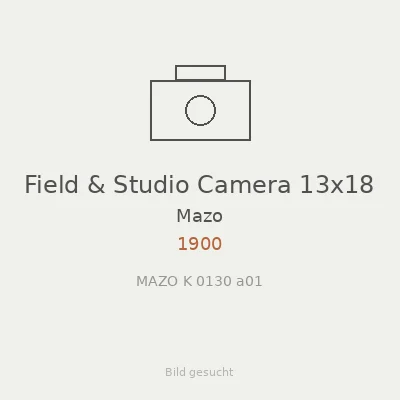 Field & Studio Camera 13x18