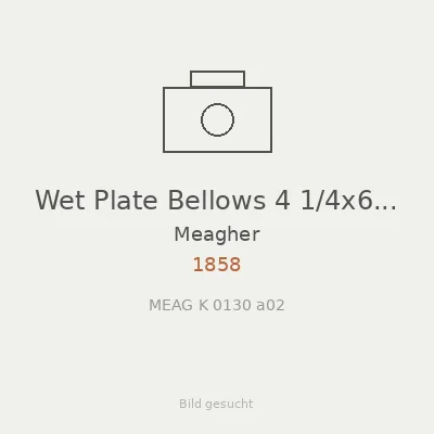 Wet Plate Bellows 4 1/4x6 1/2