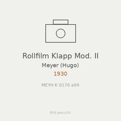 Rollfilm Klapp Mod. II