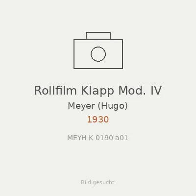 Rollfilm Klapp Mod. IV