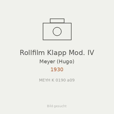 Rollfilm Klapp Mod. IV